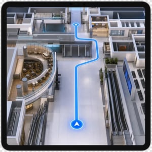 ipad-3d-indoor-map-blue-navigation-path